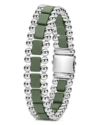 Men's XX Anthem Green & Caviar Beaded Bracelet - Exclusive