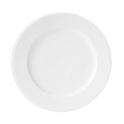 Rosendahl Lyngby Porcelain Rhombe Dinner Plate, White