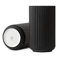 Rosendahl Lyngby Porcelain Vase, Black Porcelain