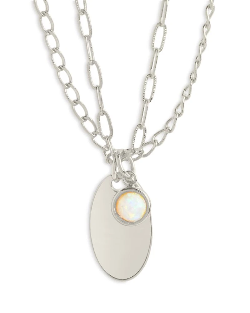 Isla Layered Necklace, 18"