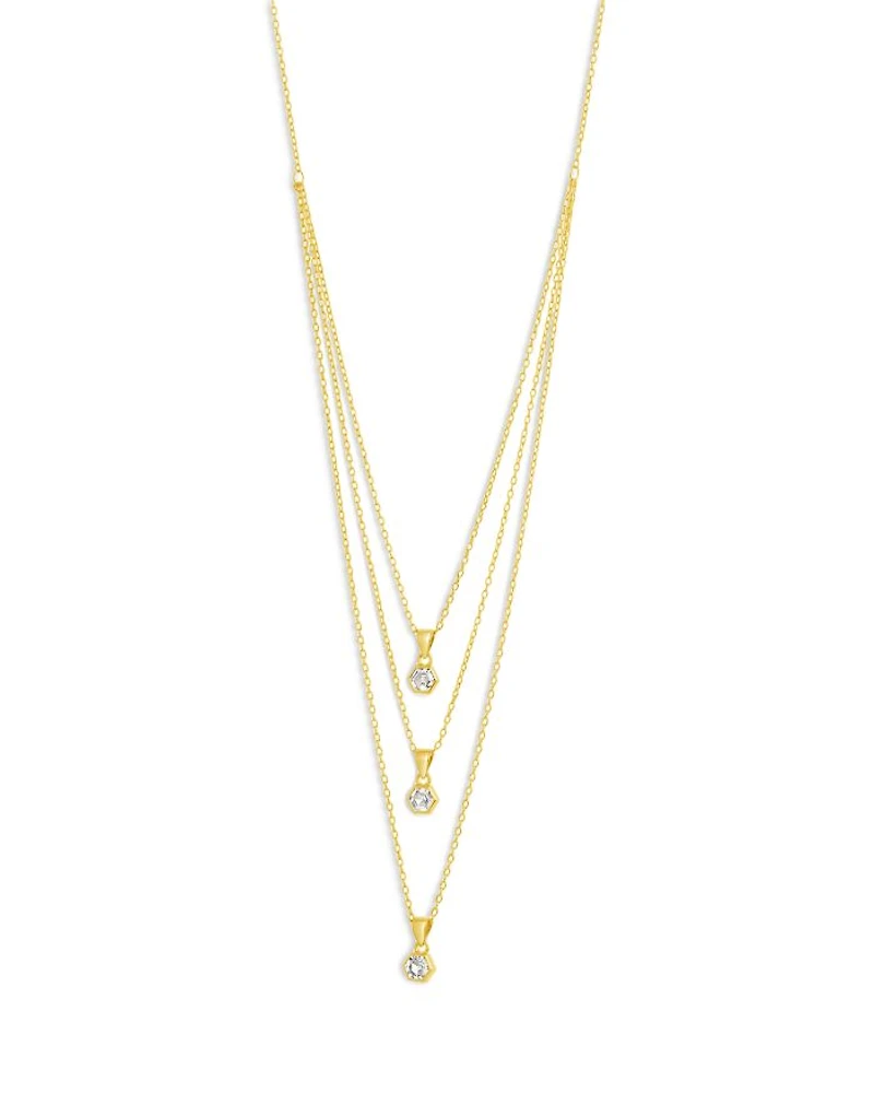Gia Layered Necklace, 20"