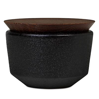 Rosendahl RA Stoneware Salt Cellar with Wooden Lid