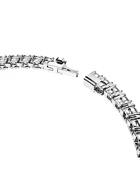 Matrix Tennis Bracelet Rhodium Plated