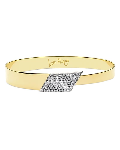 Phillips House 14K Yellow Gold Diamond Graduated Angle Love Always Bracelet