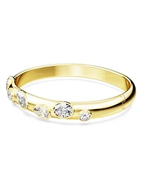 Dextera Mixed Cut Swarovski Crystal Bangle Bracelet