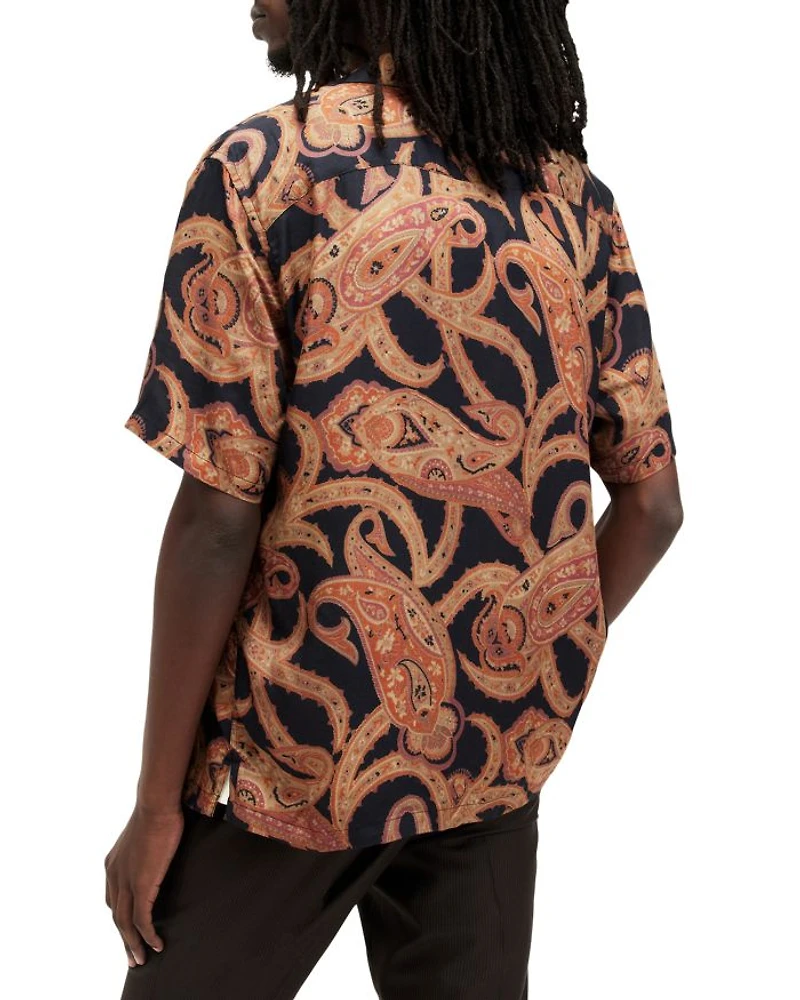 Morganza Regular Fit Buton Down Camp Shirt