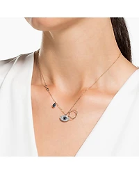 Symbolica Evil Eye Swarovski Crystal Pendant Necklace, 14.8"