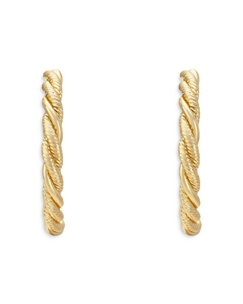 Spun Strands Hoop Earrings