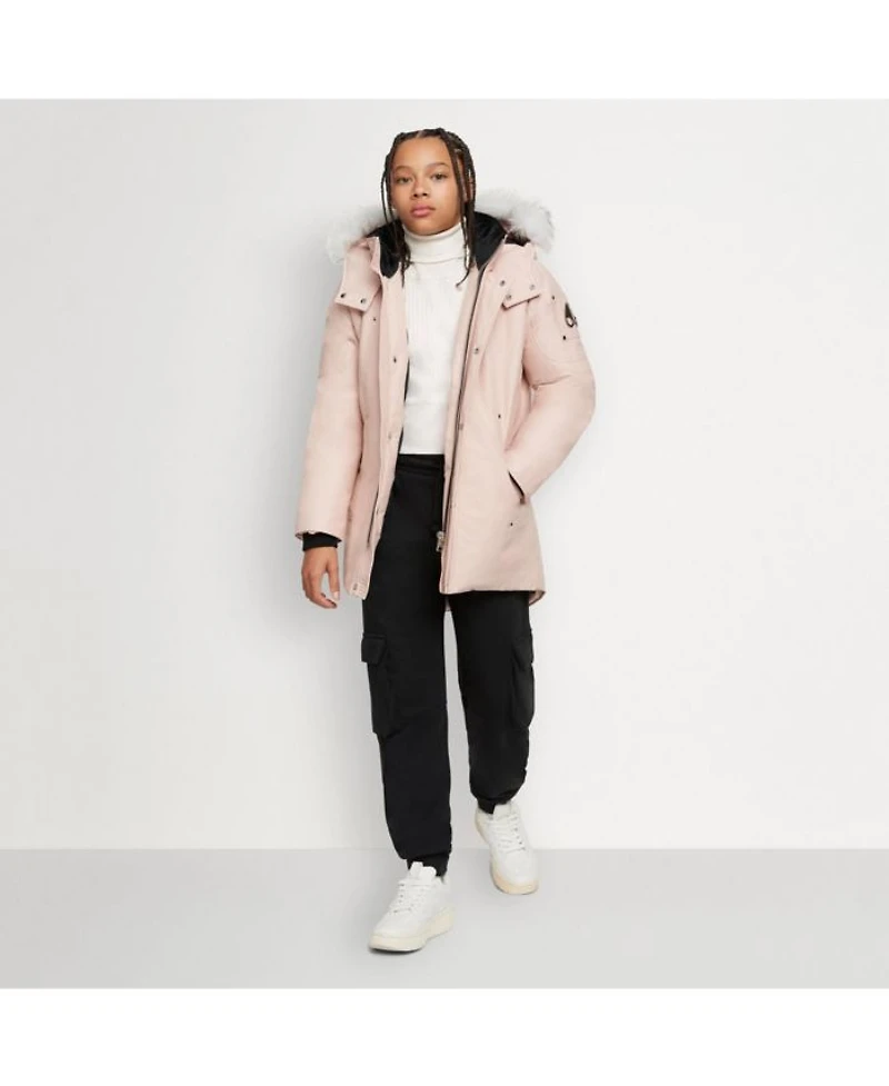 Unisex Parka with Shearling Hood