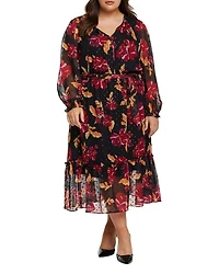 Midnight Petal Dress