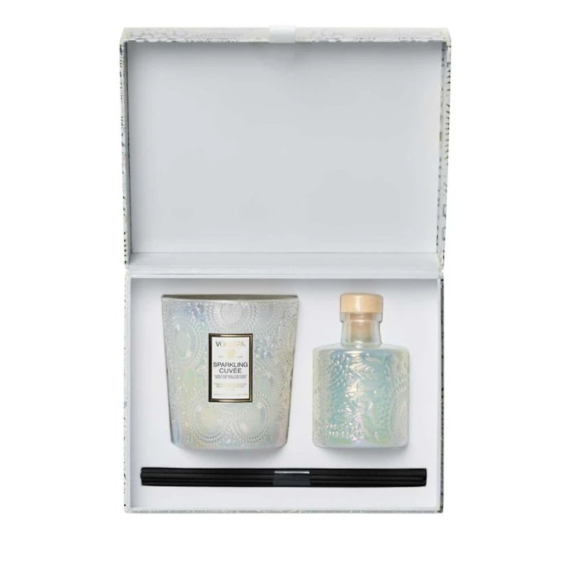 Sparkling Cuvée Celebration Candle & Reed Diffuser Gift Set