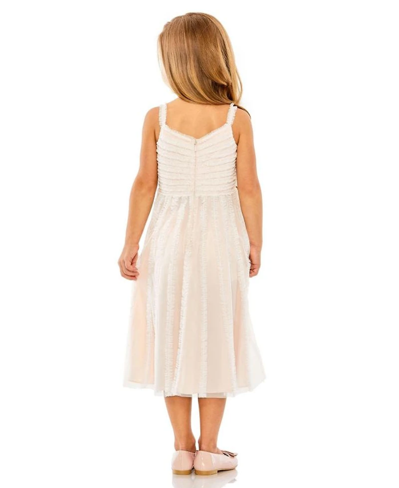 Girls Sleeveless Ruffle Tiered Mini Dress - Little Kid, Big Kid