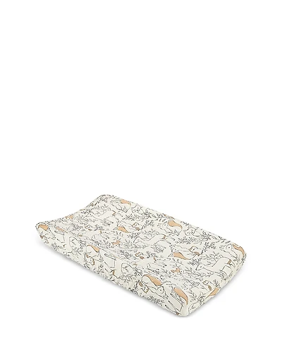 Crane Baby Ezra Quilted Change Pad Cover - Woodland
