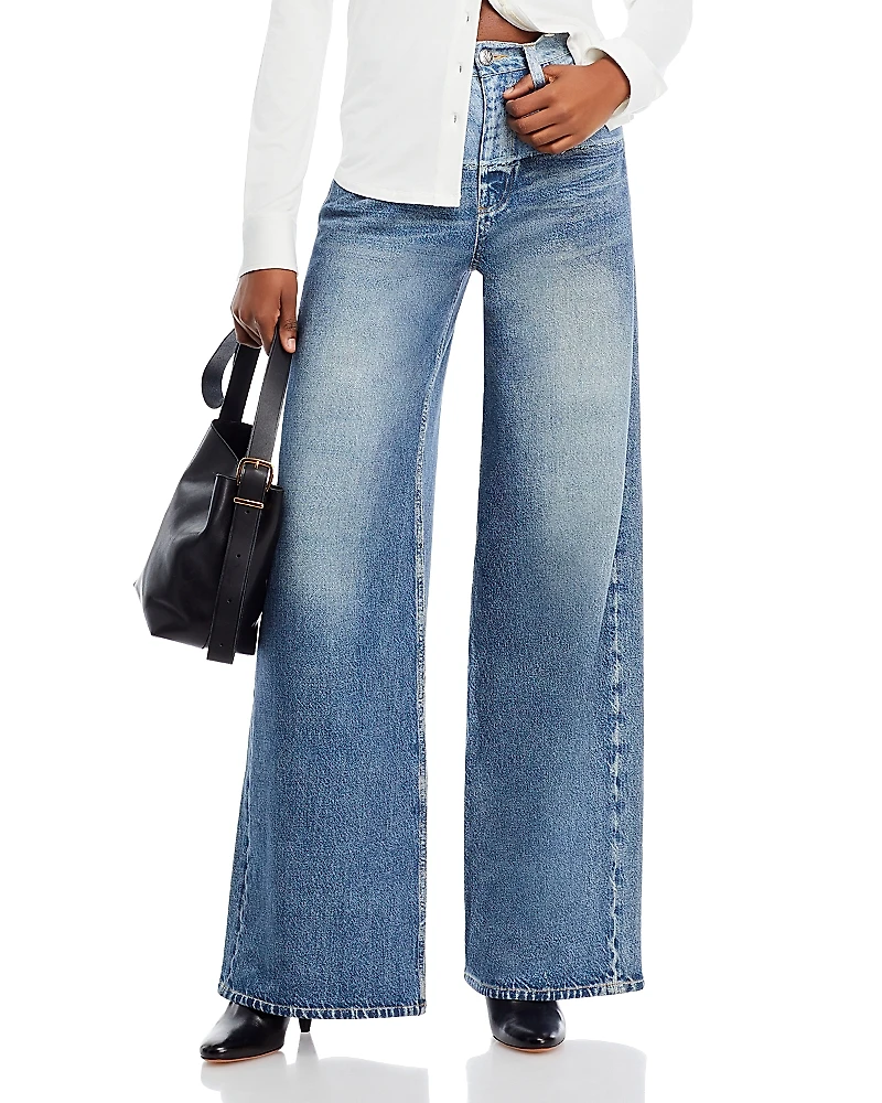 rag & bone Miramar Sofie High Rise Wide Leg Sweatpant Jeans