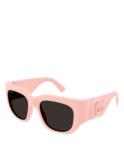 Marmont Monocolor Squared Sunglasses, 53mm