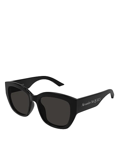 McQueen Bold Butterfly Sunglasses, 55mm