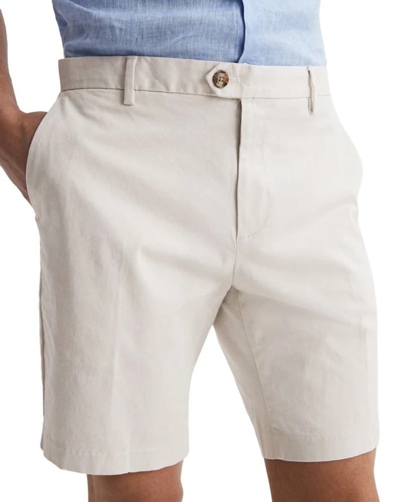 Wicket Cotton Blend Modern Fit Chino Shorts
