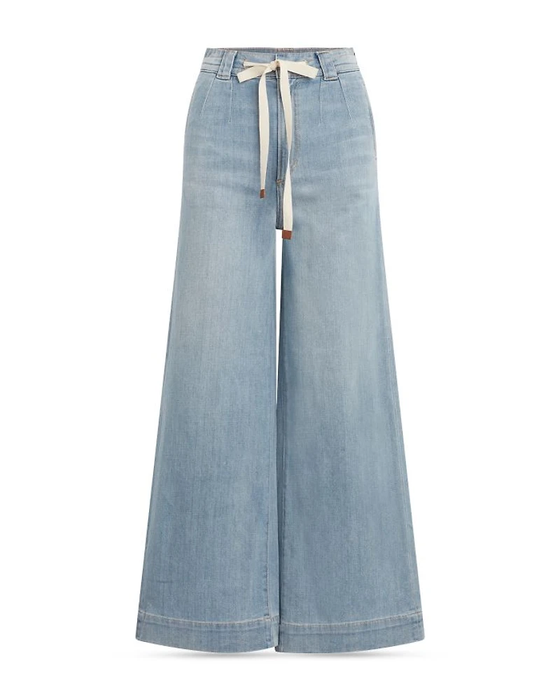 The Addison High Rise Cropped Wide Leg Jeans Admiration