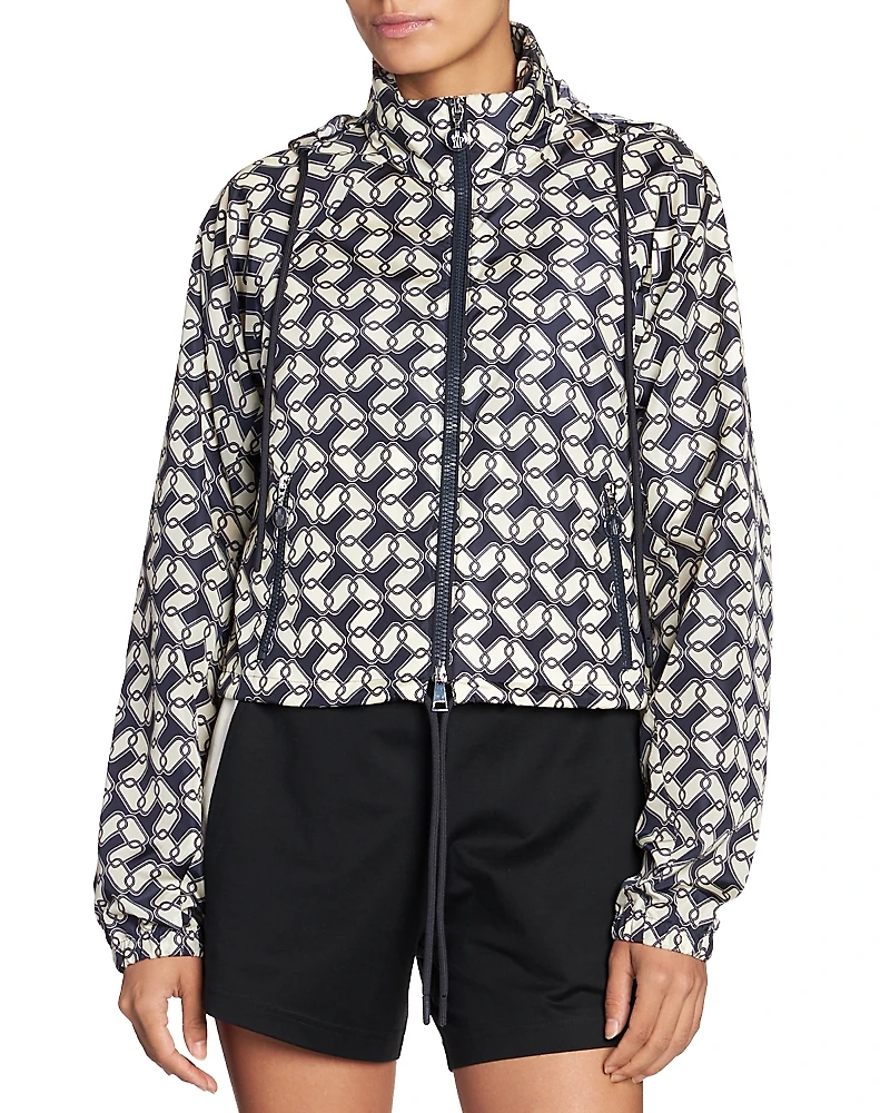 Moncler Marpessa Hooded Printed Jacket