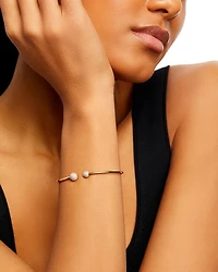 Diamond Pavé Cuff Bangle Bracelet in 14K Yellow Gold, 0.30 tcw
