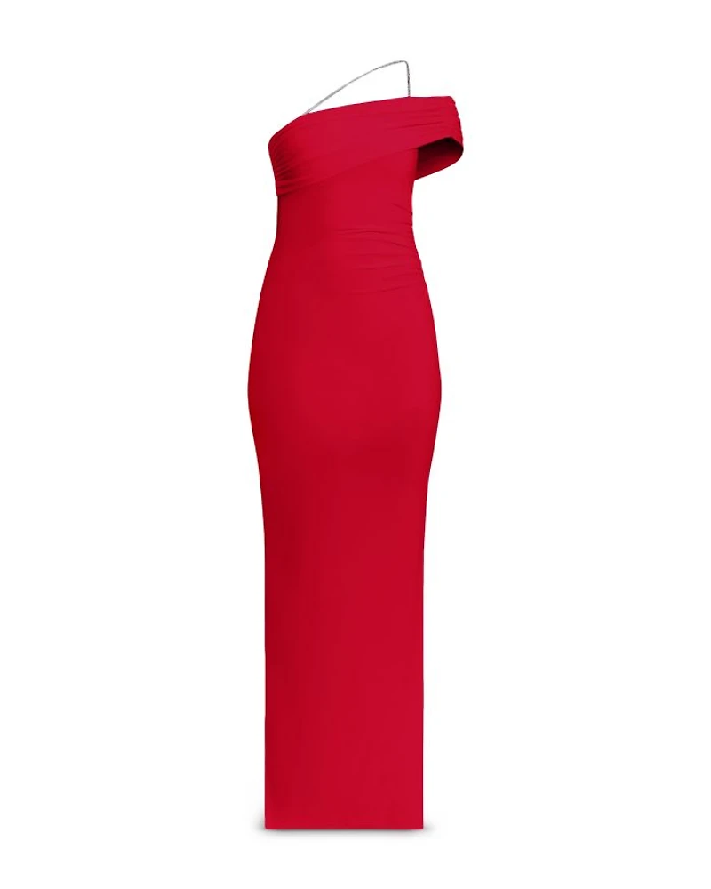 The Olivia Crystal Trim Gown