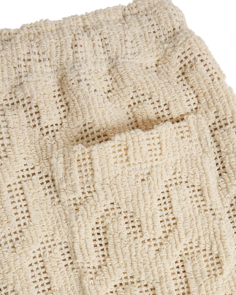 Atlas Crochet Drawstring 5.5" Shorts