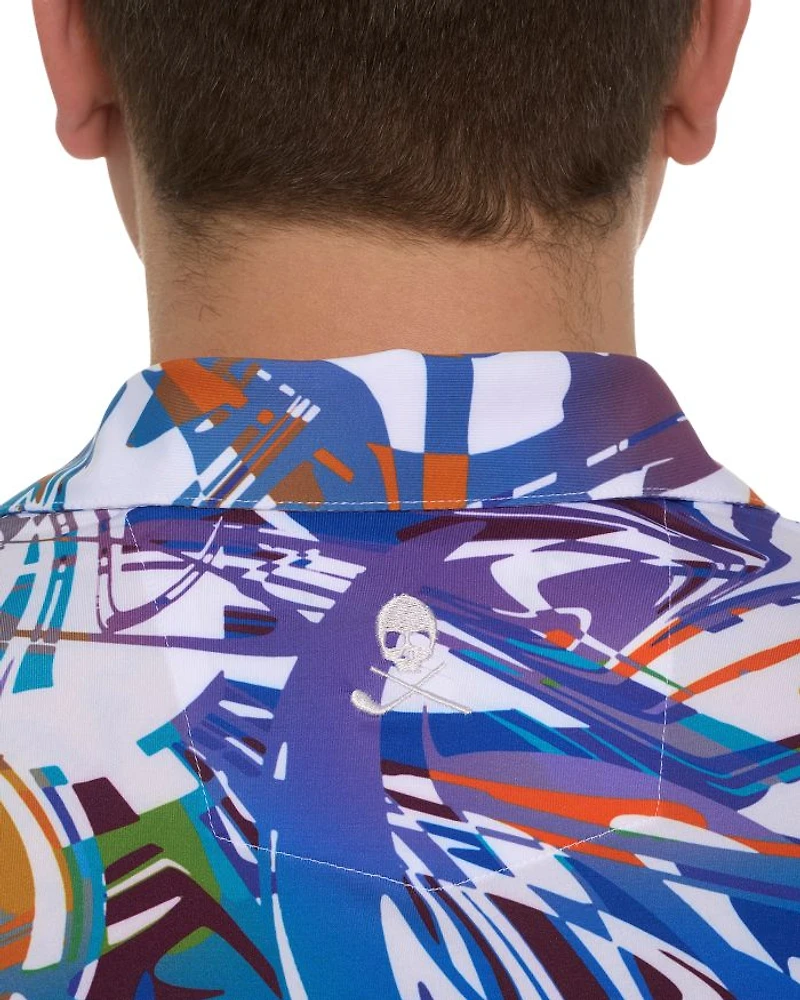 Messina Nylon Blend Classic Fit Polo Shirt