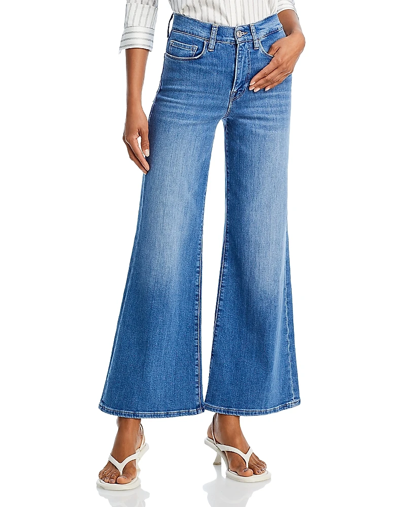Frame Le Slim Palazzo High Rise Wide Leg Jeans