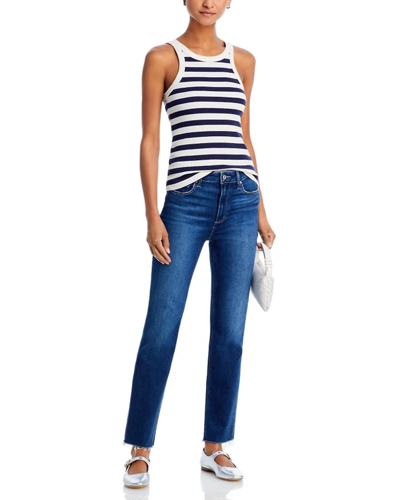 Cindy High Rise Ankle Straight Jeans