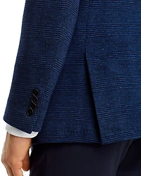 New York Plaid Jersey Regular Fit Sport Coat