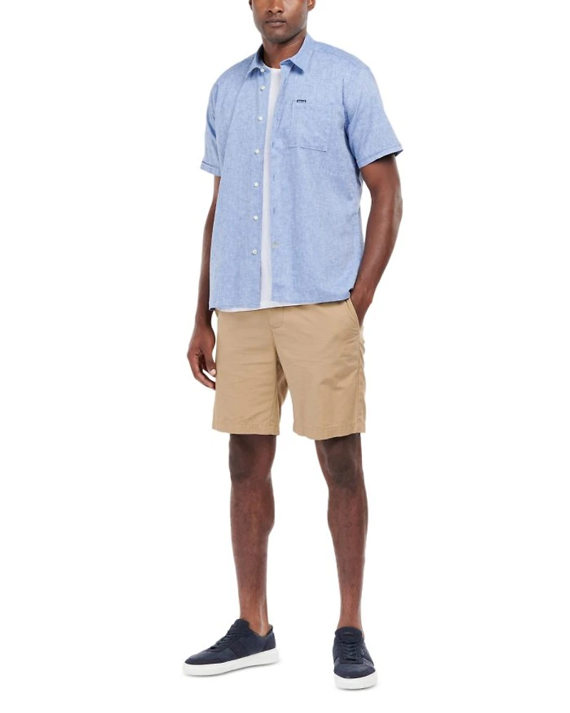 Nelson Tailored Fit Short Sleeve Button Down Shirt