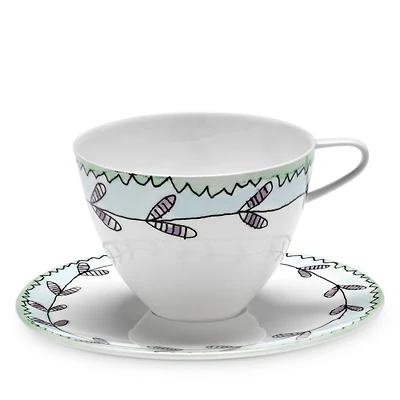 Marni Blossom Milk Cappuccino Cup and Saucer