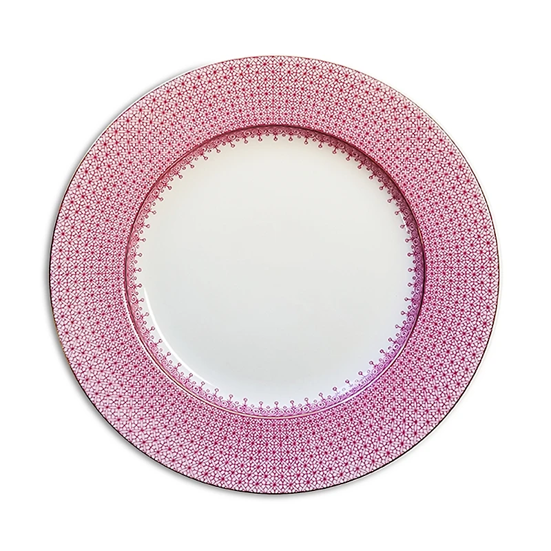Mottahedeh Pink Lace Bread and Butter Plate