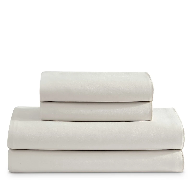 Calvin Klein Pearl Edge Cotton Sateen 300 Thread Count Sheet Set