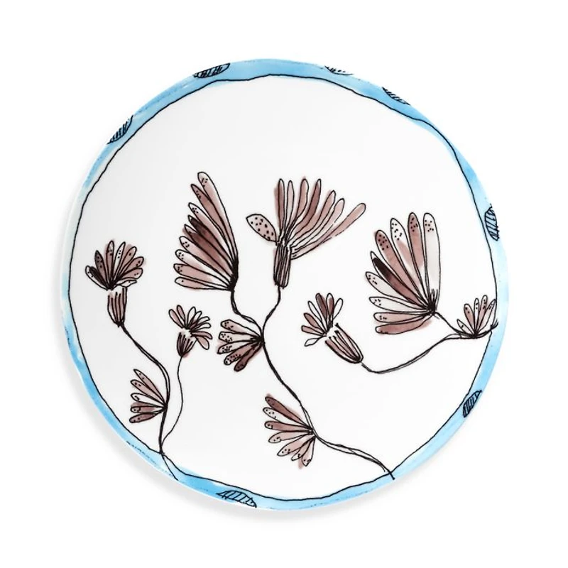 Marni Camelia Aubergine Large Serving Platter