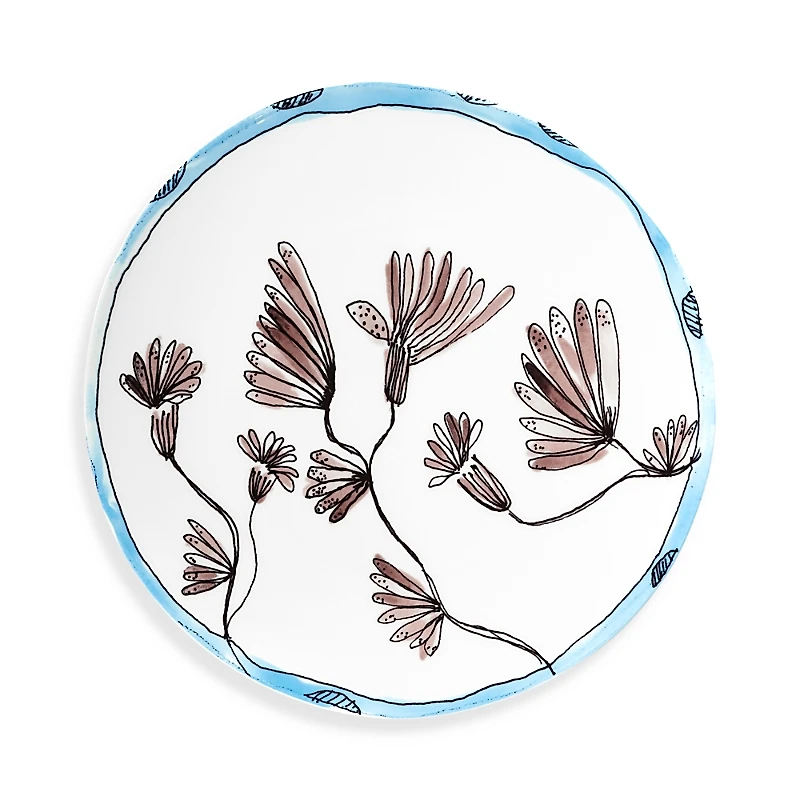 Serax Marni Camelia Aubergine Large Serving Platter