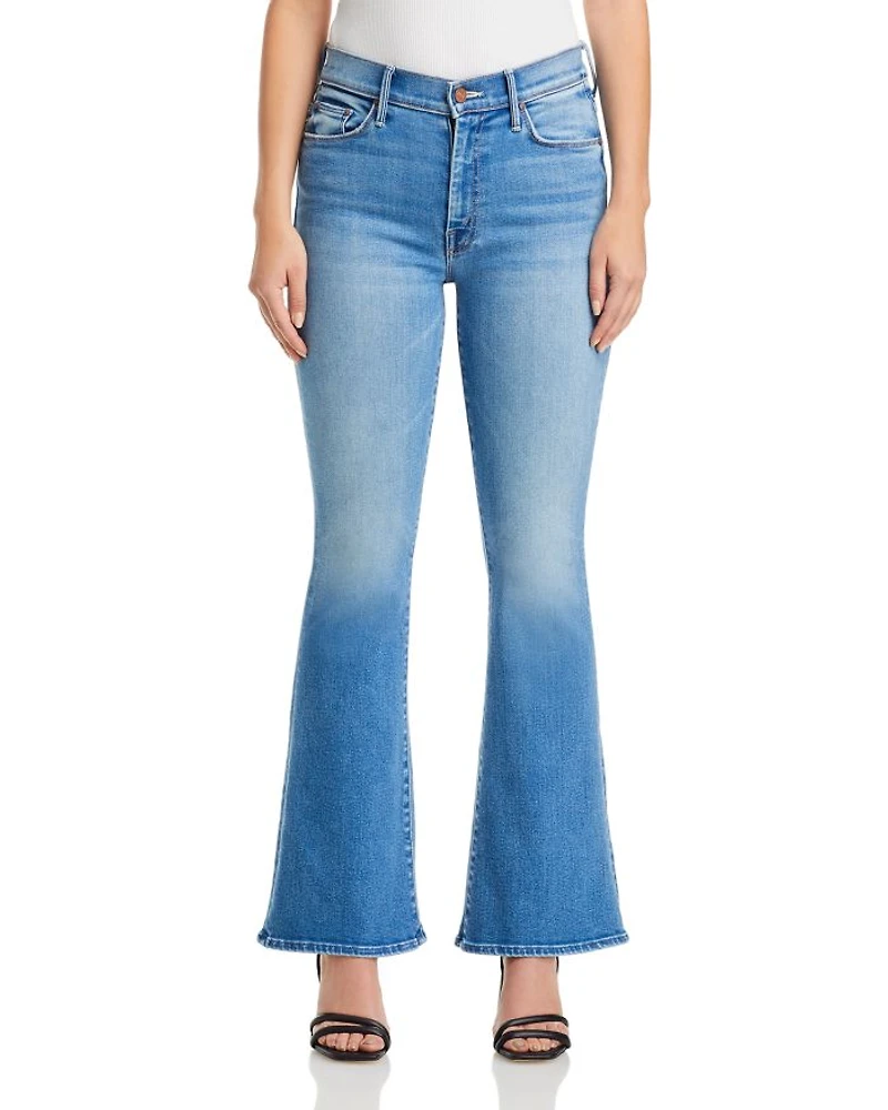 The Lil' Weekender Petites High Rise Flared Jeans Layover