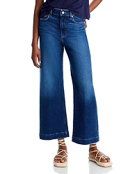 Paige Anessa High Rise Ankle Wide Leg Jeans