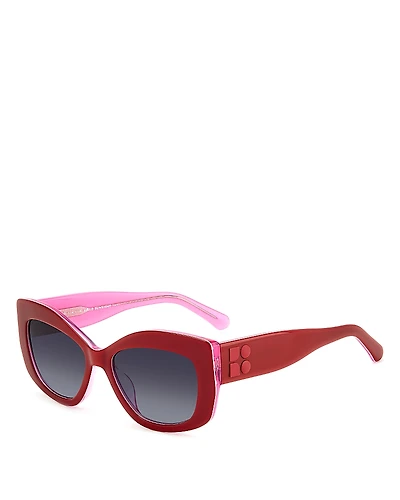 kate spade new york Frida Rectangle Sunglasses, 54mm