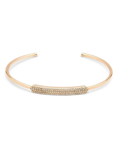 Pavé Dazzle Bar Cuff Bracelet