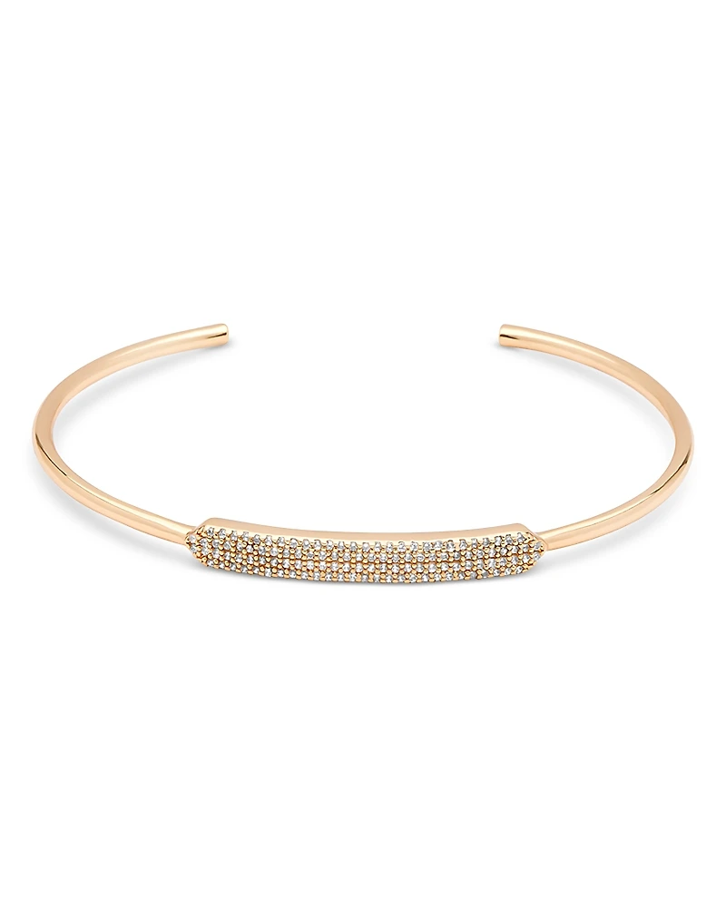 Ettika Pave Dazzle Bar Cuff Bracelet
