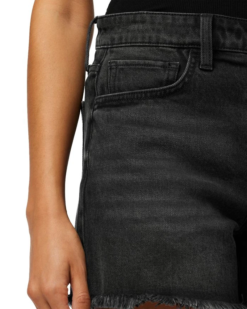 The Jessie High Rise Denim Shorts Finesse