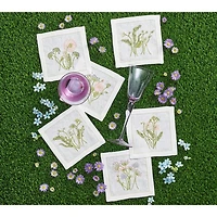 Meadow Cocktail Napkins in Multi, Set of 6