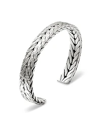 John Hardy Sterling Silver Men's Hammered Cuff Bracelet