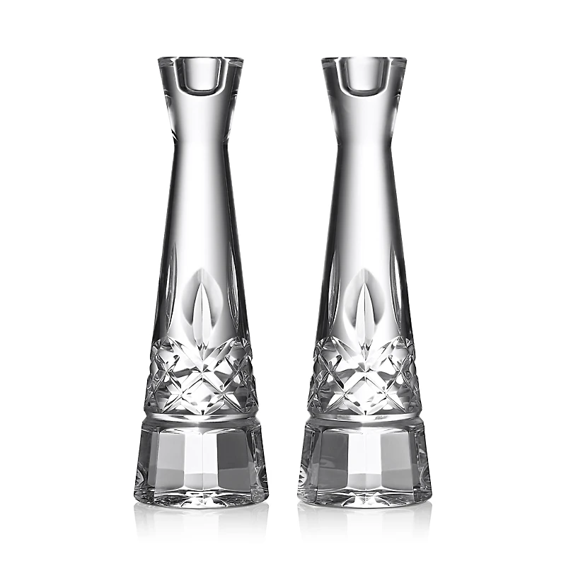 Waterford Lismore Round Candlestick, Set of 2