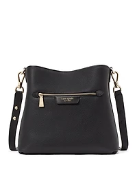 Hudson Pebbled Leather Shoulder Bag