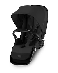 Cybex eGazelle/Gazelle S 2 Second Seat Moon Black with Black Bumper Bar