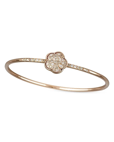 Pasquale Bruni 18K Rose Gold Petit Joli Diamond Flower Bangle Bracelet - Exclusive