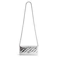 Crush Wallet On Chain Metallized Quilted