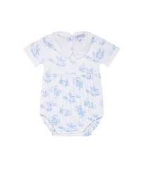 Nellapima Boys' Blue Toile Bubble - Baby